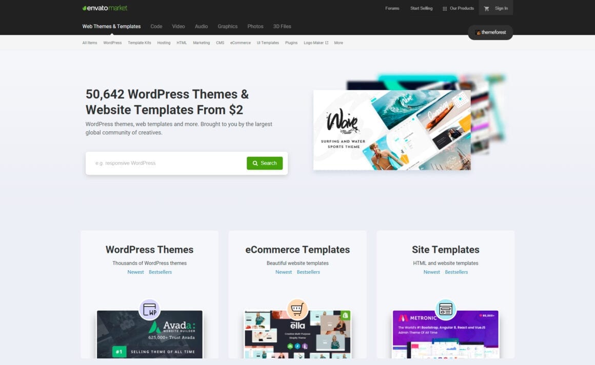 ThemeForest – Премиум шаблоны для WordPress